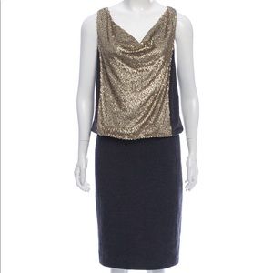 Tory Burch Wool Knee Length Sequin Dress size S